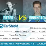 CarShield, Binnington, and Bieber: a winning combination for Charity